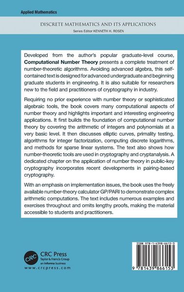 Produktbild: Computational Number Theory