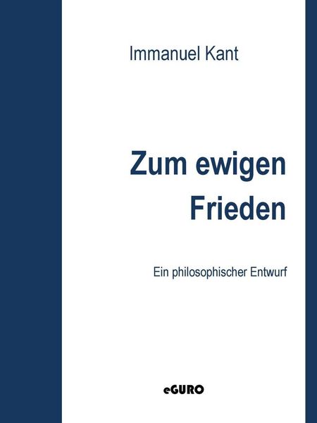 Produktbild: Zum ewigen Frieden
