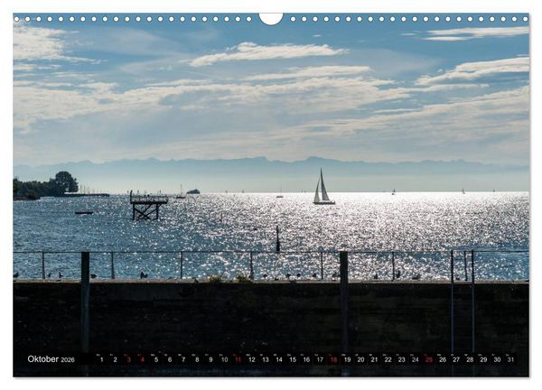 Produktbild: BODENSEE (Wandkalender 2026 DIN A3 quer), CALVENDO Monatskalender