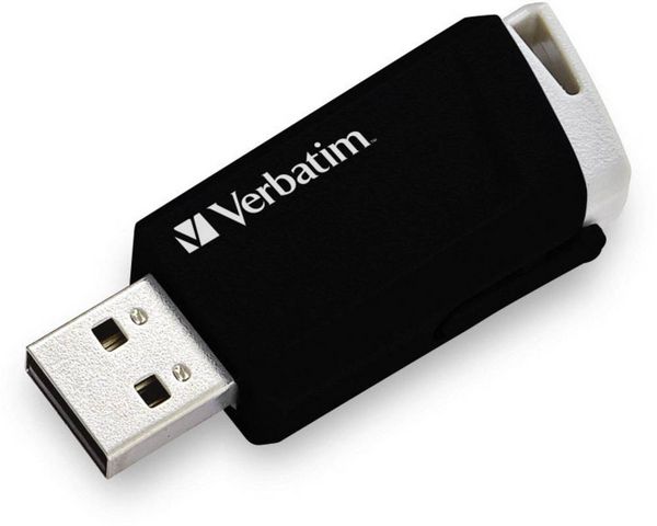 Produktbild: VERBATIM USB 3.2 Drive 32GB Store'n Click, schwarz