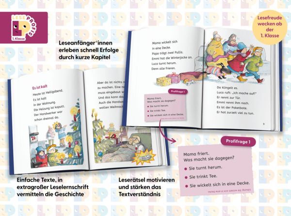 Produktbild: Leseprofis &ndash; Das sch&ouml;nste Weihnachtsgeschenk der Welt, 1. Klasse