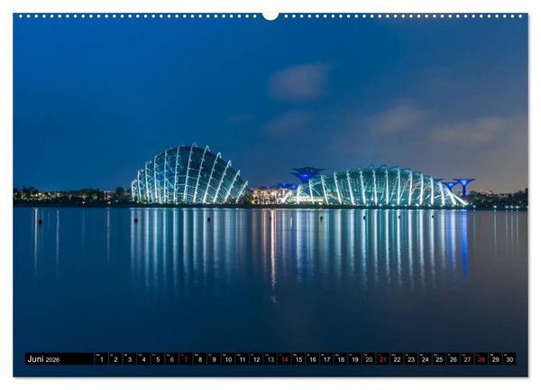 Produktbild: St&auml;dte S&uuml;dostasiens - Singapur & Kuala Lumpur (Wandkalender 2026 DIN A2 quer), CALVENDO Monatskalender