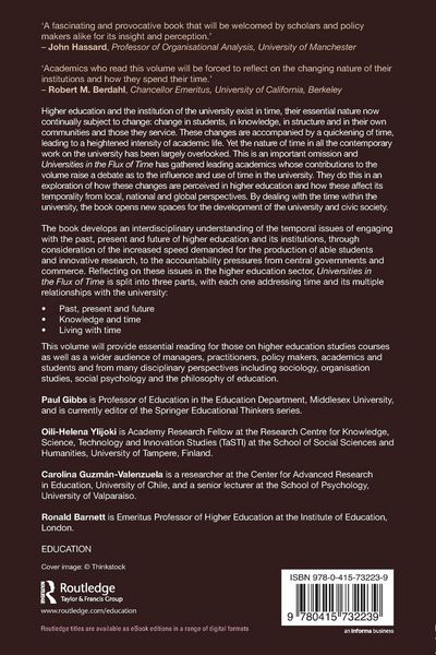 Produktbild: Universities in the Flux of Time
