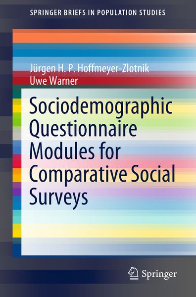 Produktbild: Sociodemographic Questionnaire Modules for Comparative Social Surveys