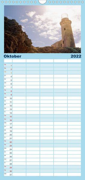 Produktbild: Familienplaner Inselparadies Mauritius (Wandkalender 2022 , 21 cm x 45 cm, hoch)