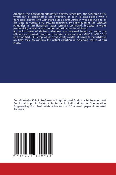 Produktbild: Integrated Optimized Planning For Major Irrigation Project