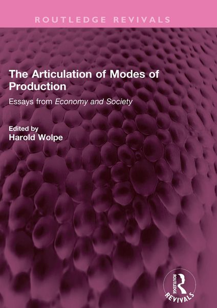 Produktbild: The Articulation of Modes of Production