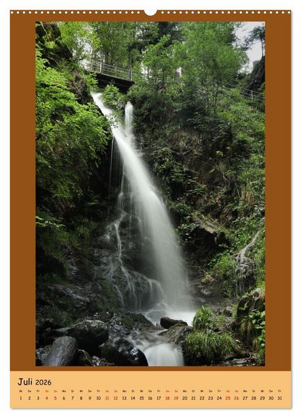 Produktbild: Schwarzwald Wasserf&auml;lle (hochwertiger Premium Wandkalender 2026 DIN A2 hoch), Kunstdruck in Hochglanz