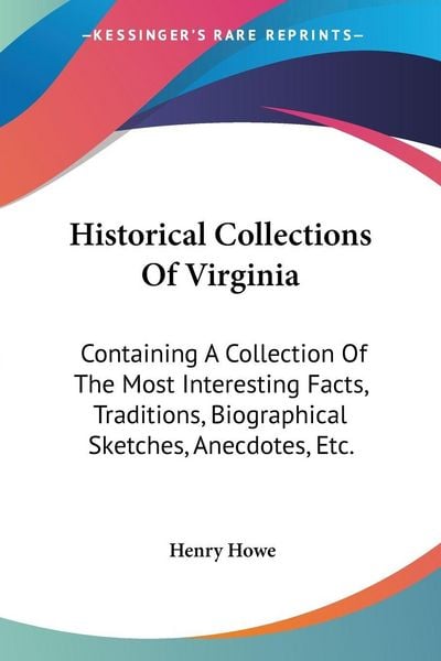 Produktbild: Howe, H: Historical Collections Of Virginia