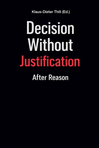 Produktbild: Decision Without Justification