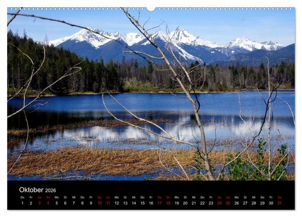 Produktbild: Natur von ihrer sch&ouml;nsten Seite 2026 (Wandkalender 2026 DIN A2 quer), CALVENDO Monatskalender