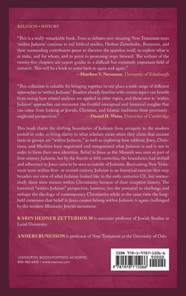 Produktbild: Within Judaism? Interpretive Trajectories in Judaism, Christianity, and Islam from the First to the Twenty-First Century