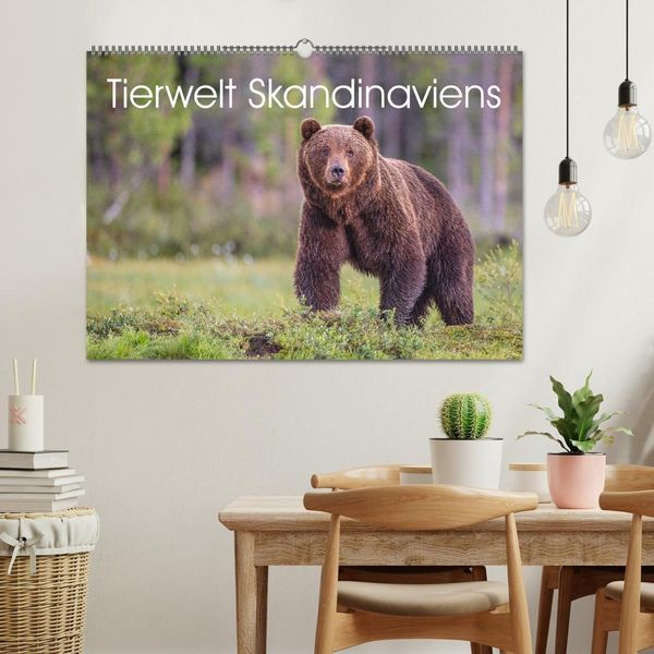 Produktbild: Tierwelt Skandinaviens (Wandkalender 2026 DIN A2 quer), CALVENDO Monatskalender