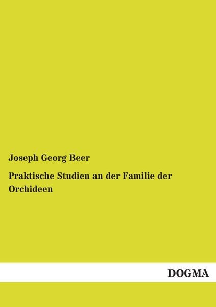 Produktbild: Praktische Studien an der Familie der Orchideen
