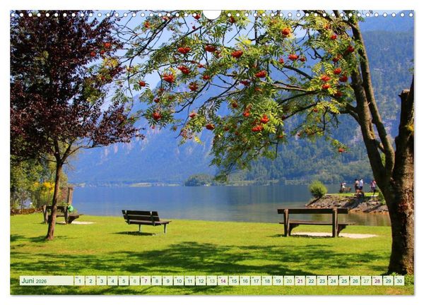 Produktbild: Hallstatt, Marktgemeinde am Hallst&auml;tter See (Wandkalender 2026 DIN A3 quer), CALVENDO Monatskalender