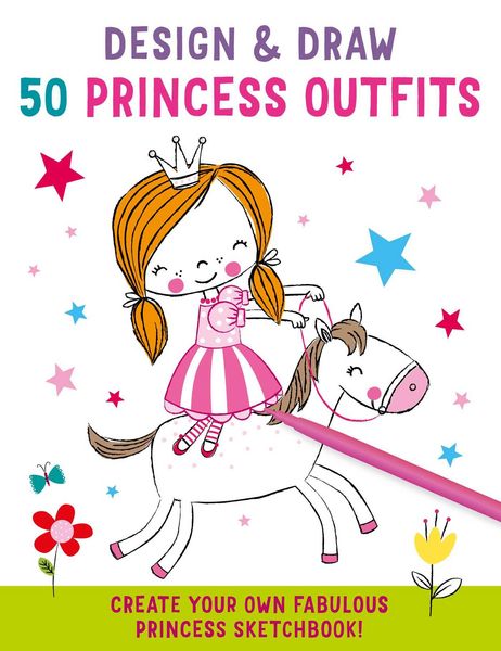 Produktbild: Design and Draw 50 Princess Outfits