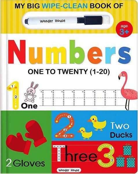 Produktbild: My Big Wipe and Clean Book of Numbers for Kids: 1 to 20