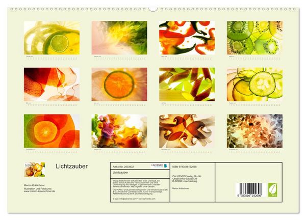 Produktbild: Lichtzauber (hochwertiger Premium Wandkalender 2026 DIN A2 quer), Kunstdruck in Hochglanz