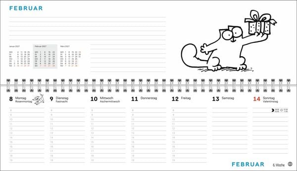 Produktbild: Simons Katze B&uuml;roplaner 2027