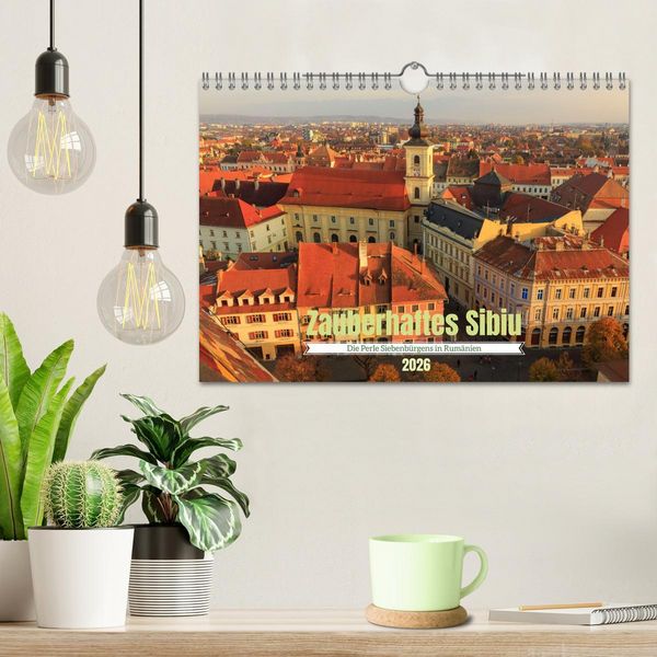 Produktbild: Zauberhaftes Sibiu - Die Perle Siebenb&uuml;rgens in Rum&auml;nien (Wandkalender 2026 DIN A4 quer), CALVENDO Monatskalender