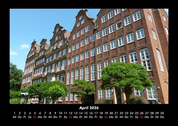 Produktbild: Hamburg 2026 Fotokalender DIN A3