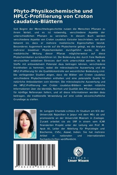Produktbild: Phyto-Physikochemische und HPLC-Profilierung von Croton caudatus-Bl&auml;ttern
