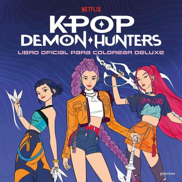 Produktbild: Kpop-Demon Hunters. Libro Oficial Para Colorear Deluxe / Kpop-Demon Hunters. Official Deluxe Coloring Book