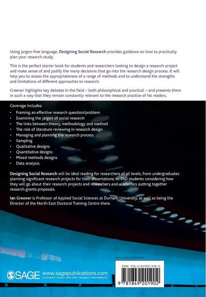 Produktbild: Designing Social Research