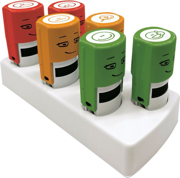 Produktbild: COLOP little NIO Emoji Stempel-Set, 6 Emoji-Motiven