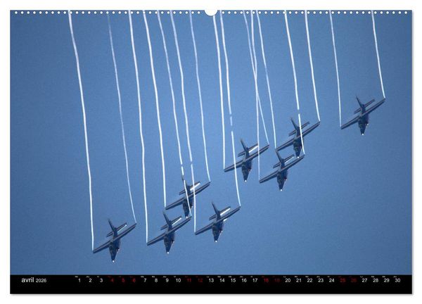 Produktbild: Arabesques dans le ciel de France (Calendrier mural 2026 DIN A2 vertical) calendrier de bureau