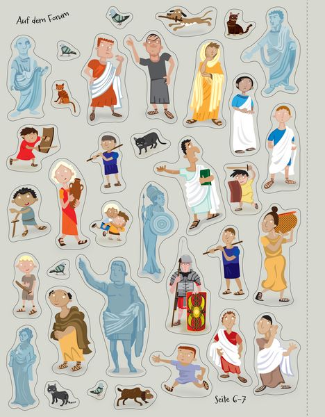Produktbild: Mein Stickerbuch: Im alten Rom