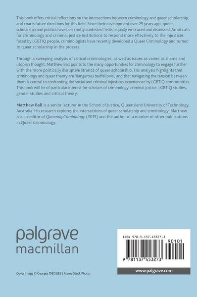 Produktbild: Criminology and Queer Theory