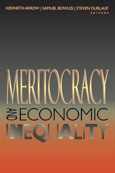 Produktbild: Meritocracy and Economic Inequality