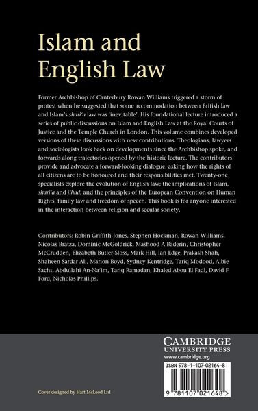 Produktbild: Islam and English Law
