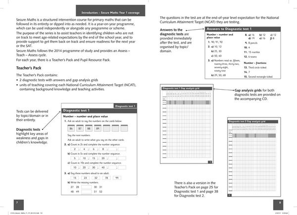 Produktbild: Secure Year 1 Maths Teacher's Pack