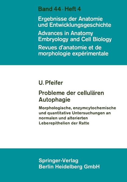 Produktbild: Probleme der cellul&auml;ren Autophagie