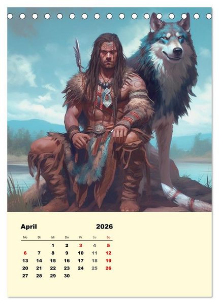 Produktbild: Indian Fantasy (Tischkalender 2026 DIN A5 hoch), CALVENDO Monatskalender