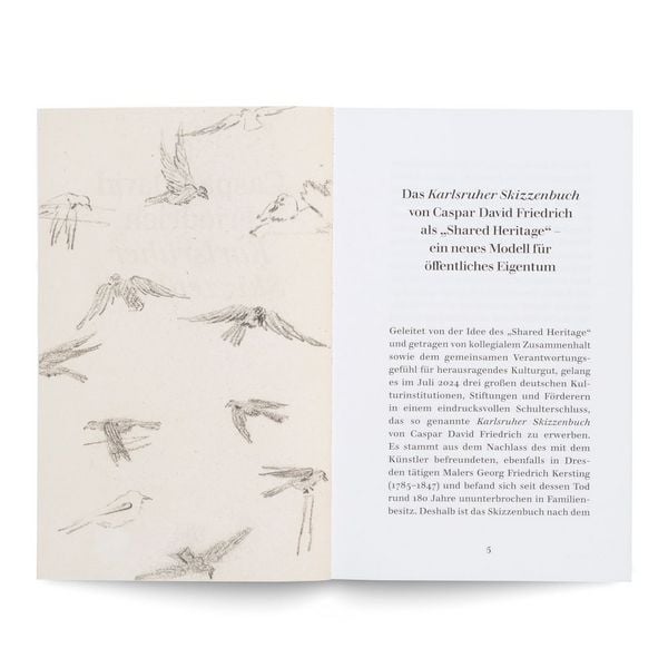 Produktbild: Caspar David Friedrich. Karlsruher Skizzenbuch (Schmuckausgabe)