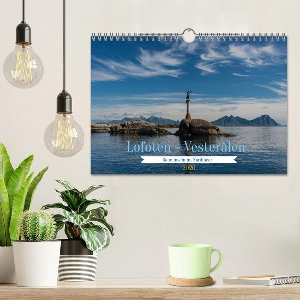 Produktbild: Lofoten Vester&aring;len (Wandkalender 2026 DIN A4 quer), CALVENDO Monatskalender