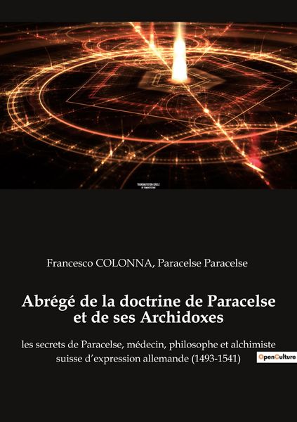 Produktbild: Abr&eacute;g&eacute; de la doctrine de Paracelse et de ses Archidoxes