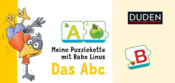 Meine Puzzlekette mit Rabe Linus - Das Abc (Kinderspiel)