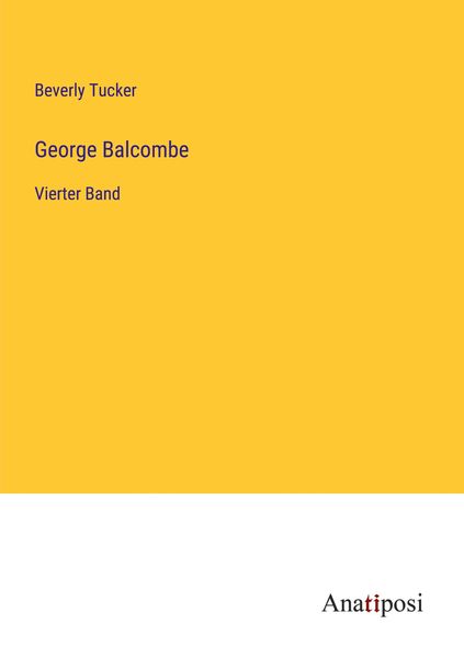 Produktbild: George Balcombe