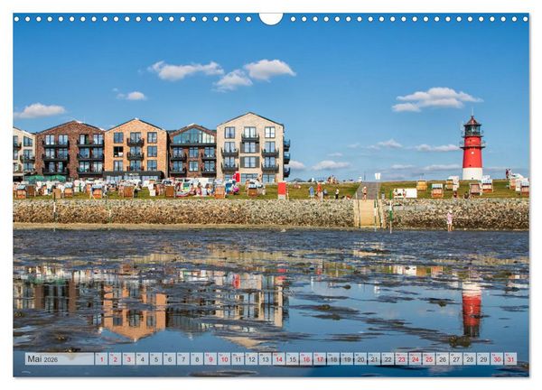 Produktbild: Seebad B&uuml;sum (Wandkalender 2026 DIN A3 quer), CALVENDO Monatskalender