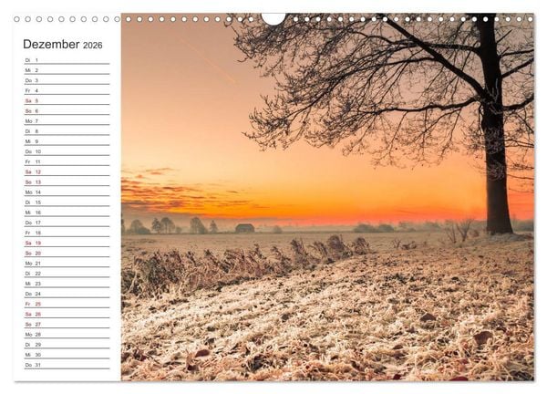Produktbild: Worpswede - Natursch&ouml;nheiten im Teufelsmoor (Wandkalender 2026 DIN A3 quer), CALVENDO Monatskalender