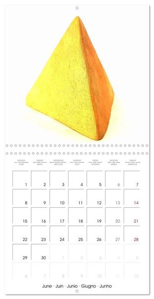 Produktbild: The Platonic Bodies modelled in clay (Wall Calendar 2026 12 &times; 12 Inch) CALVENDO 12 Month Wall Calendar