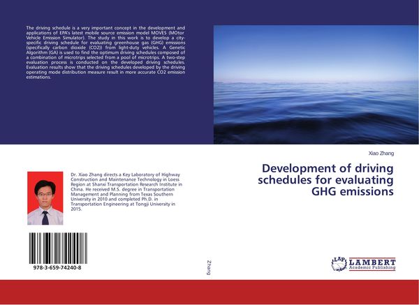 Produktbild: Development of driving schedules for evaluating GHG emissions