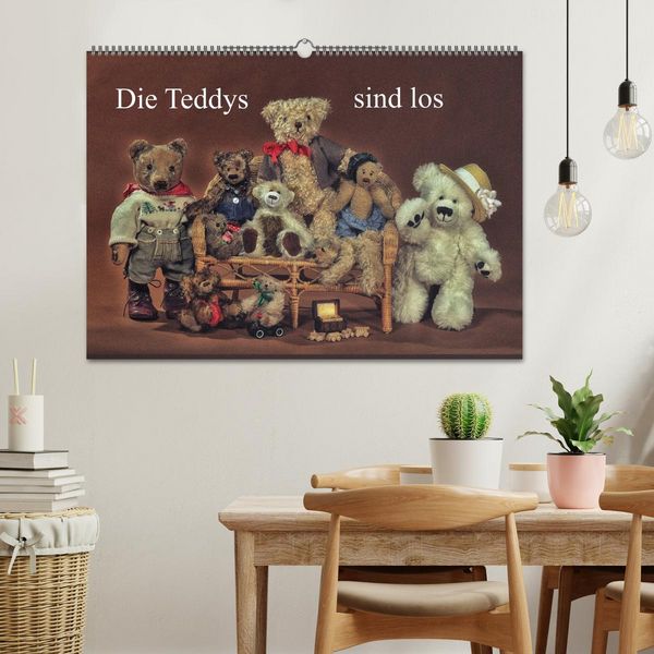 Produktbild: Die Teddys sind los (Wandkalender 2026 DIN A2 quer), CALVENDO Monatskalender