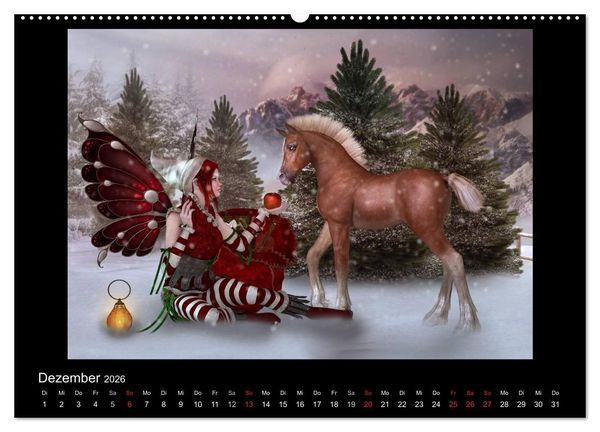 Produktbild: Elfenlichter (Wandkalender 2026 DIN A2 quer), CALVENDO Monatskalender