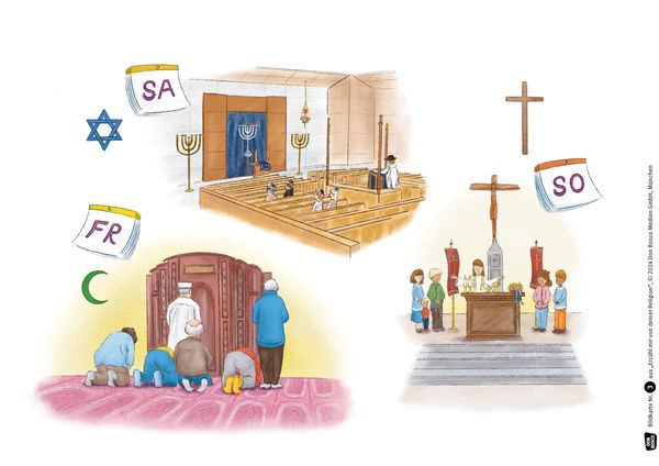 Produktbild: Erz&auml;hl mir von deiner Religion. Kamishibai Bildkartenset