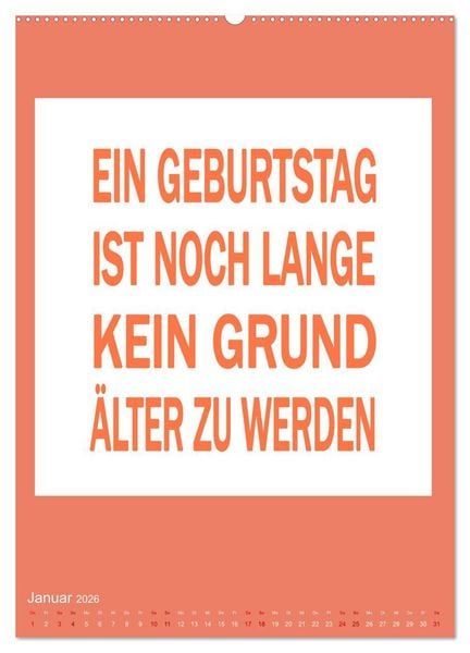 Produktbild: Memo an mich (Wandkalender 2026 DIN A2 hoch), CALVENDO Monatskalender